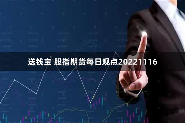 送钱宝 股指期货每日观点20221116